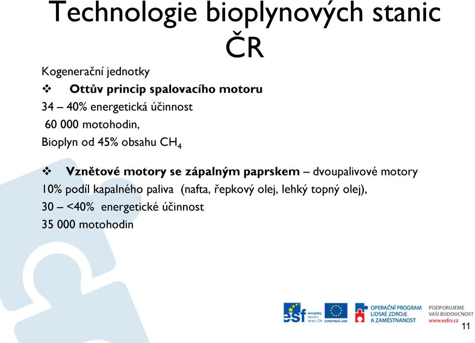 Vznětové motory se zápalným paprskem dvoupalivové motory 10% podíl kapalného paliva