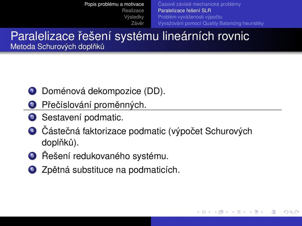 3 Sestavení podmatic.