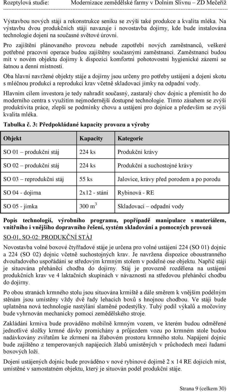 Pro zajištění plánovaného provozu nebude zapotřebí nových zaměstnanců, veškeré potřebné pracovní operace budou zajištěny současnými zaměstnanci.