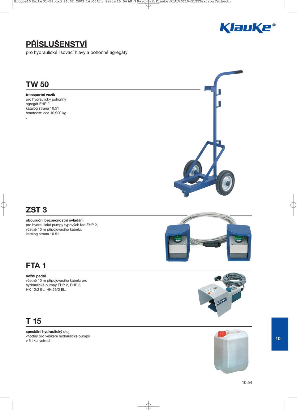 pohonný agregát EHP 2 katalog strana.51 cca,900 kg.