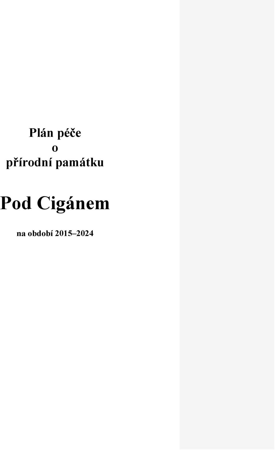 památku Pod
