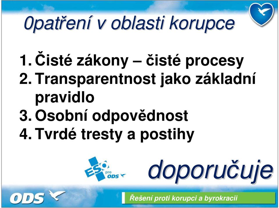 Transparentnost jako základní