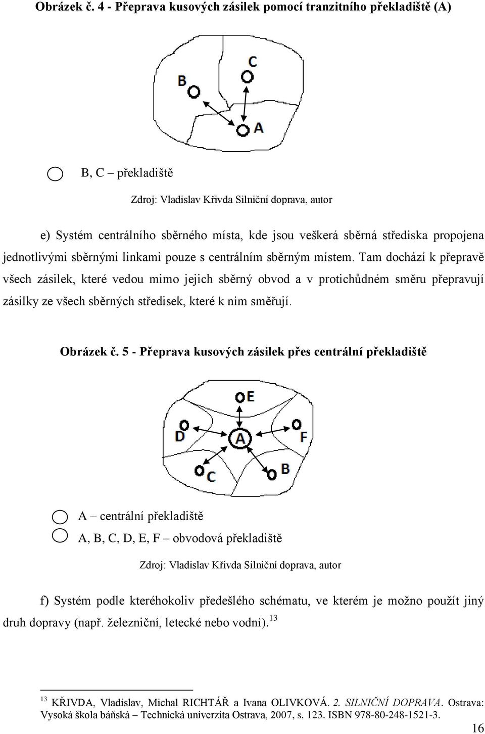 střediska propojena jednotlivými sběrnými linkami pouze s centrálním sběrným místem.
