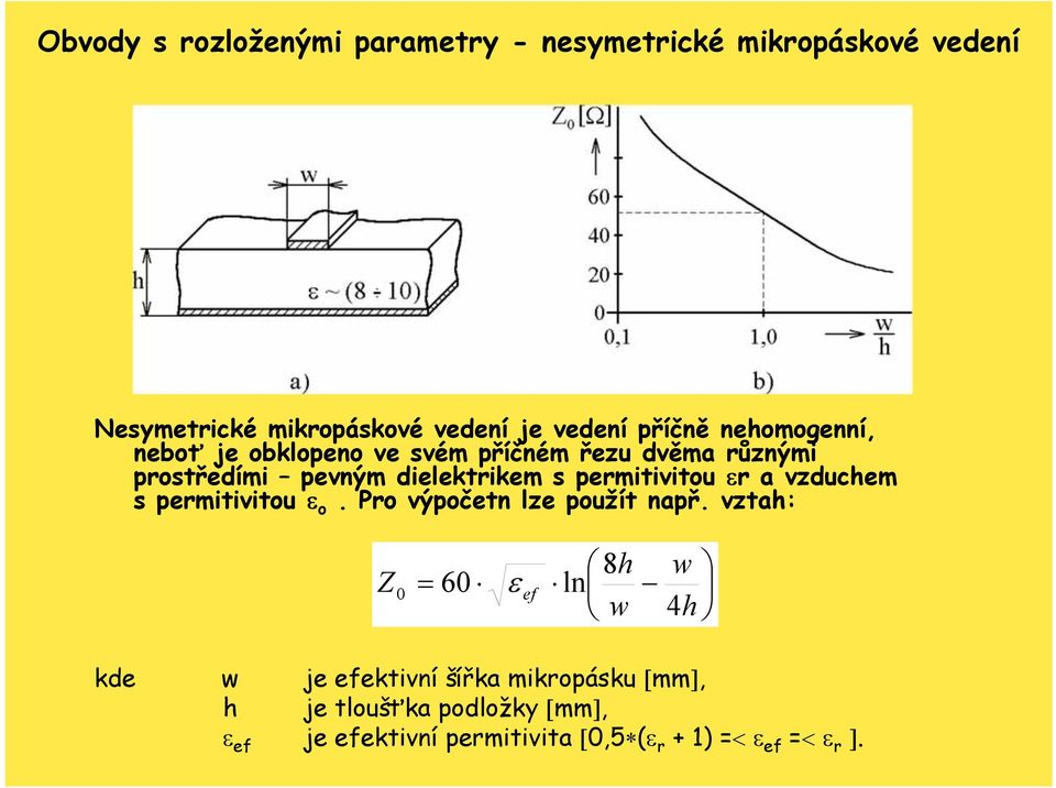 permitivitou r a vzduchem s permitivitou o. Pro výpočetn lze použít např.