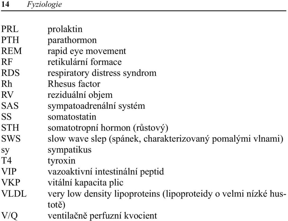 somatotropní hormon (růstový) slow wave slep (spánek, charakterizovaný pomalými vlnami) sympatikus tyroxin vazoaktivní