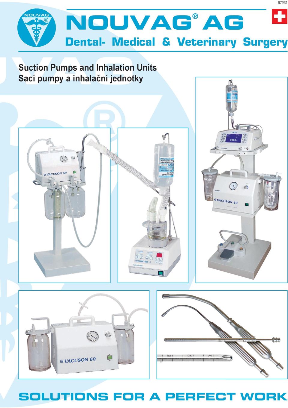 Inhalation Units Sací pumpy a