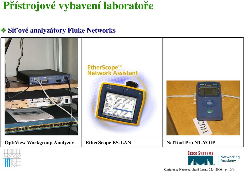 analyzátory Fluke Networks OptiView Workgroup