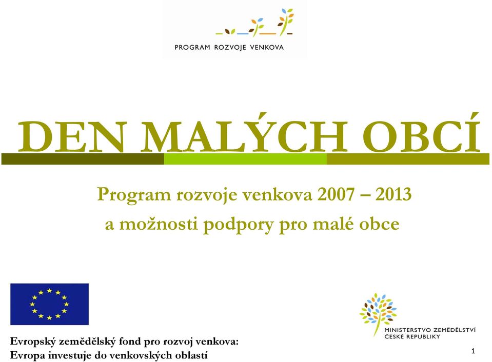 Evropský zemědělský fond pro rozvoj