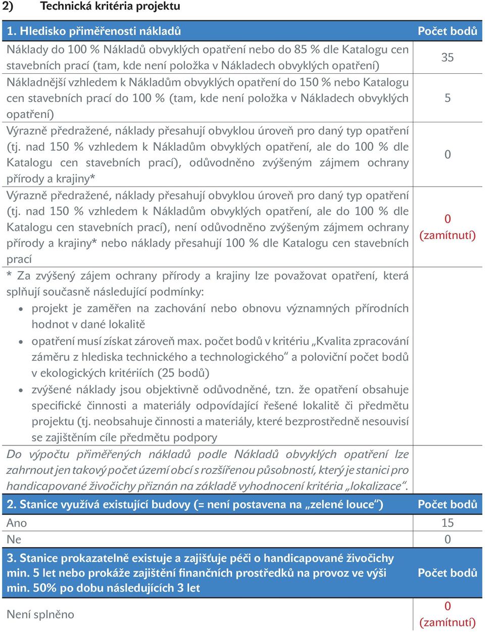 vzhledem k Nákladům obvyklých opatření do 1 % nebo Katalogu cen stavebních prací do 1 % (tam, kde není položka v Nákladech obvyklých opatření) (tj.