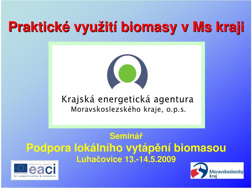 Podpora lokálního vytápění
