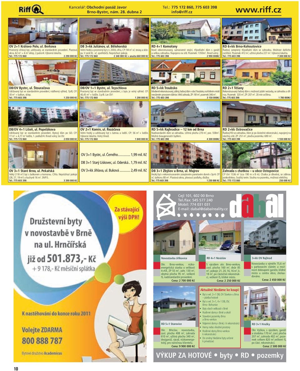 Bělohorská Velmi hezký a prostorný byt z r. 2004, cihla, CP: 94 m 2 vč. terasy a sklepa. V ceně KL vč. spotřebičů. Neprůchozí pokoje. Tel.