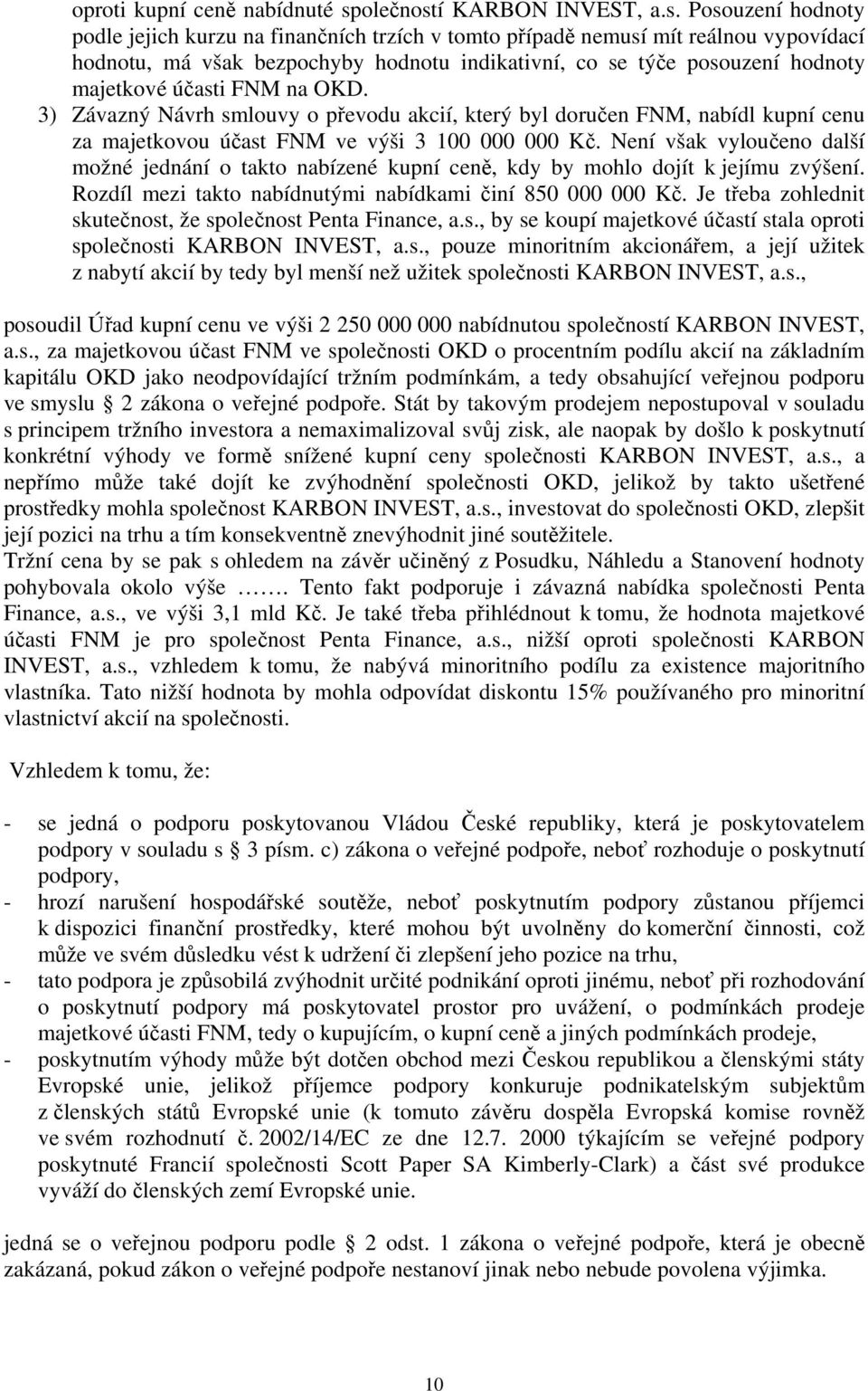 í KARBON INVEST, a.s.