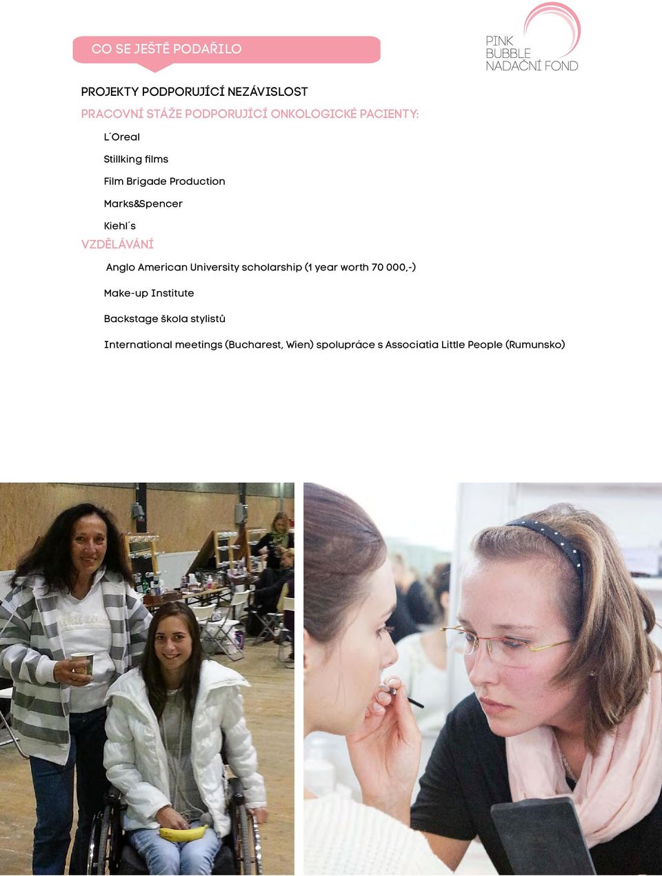 Anglo American University scholarship (1 year worth 70 000,-) Make-up Institute Backstage