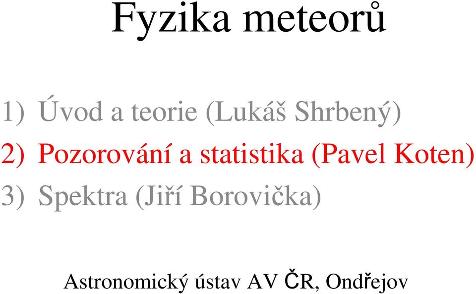 statistika (Pavel Koten) 3) Spektra