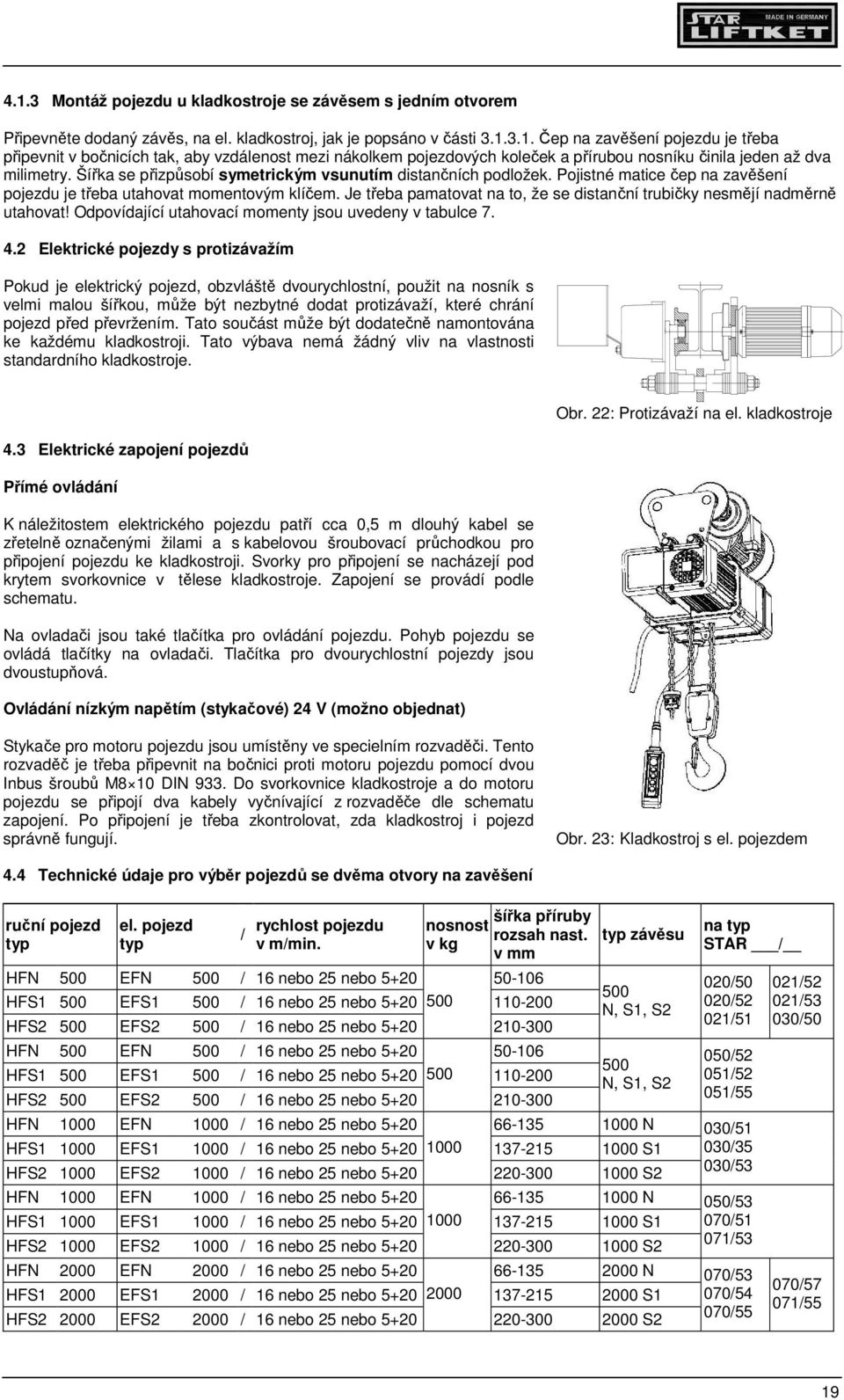 Je třeba pamatovat na to, že se distanční trubičky nesmějí nadměrně utahovat! Odpovídající utahovací momenty jsou uvedeny v tabulce 7. 4.