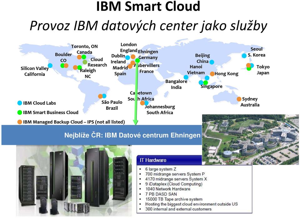 Paulo Brazil IBM Managed Backup Cloud IPS (not all listed) Capetown South Africa Johannesburg South Africa Bangalore India Beijing