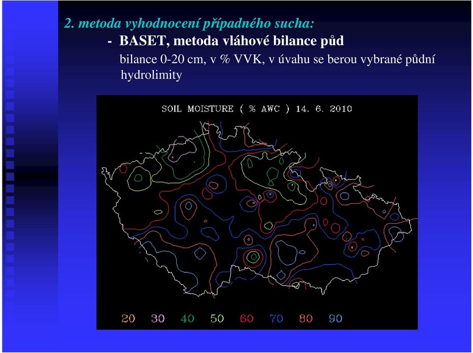 bilance půd bilance 0-20 cm, v %