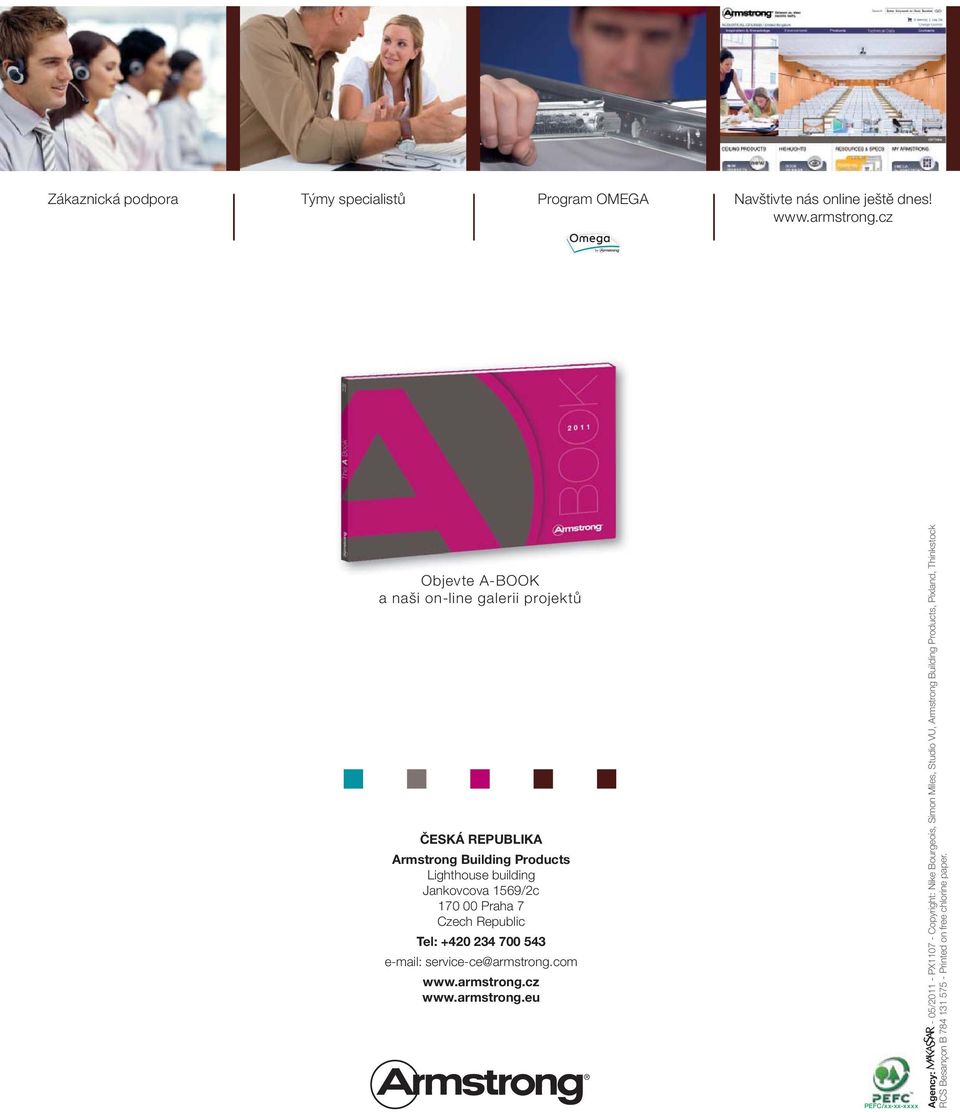 00 Praha 7 Czech Republic Tel: +420 234 700 543 e-mail: service-ce@armstrong.