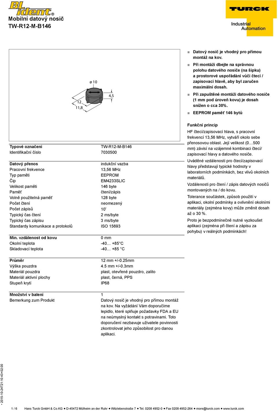 Mobilni Datovy Nosic Tw R12 M B146 Pdf Free Download