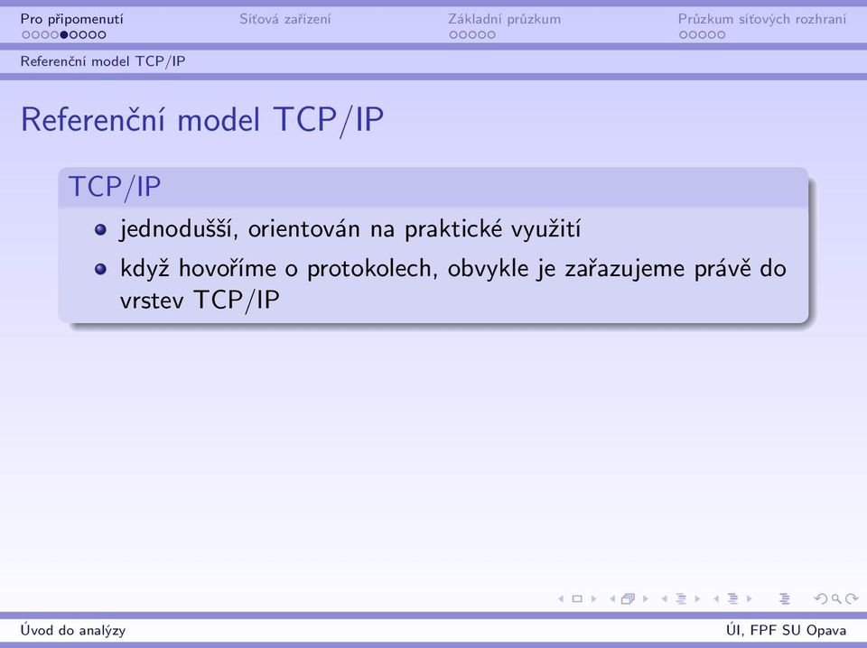 praktické využití když hovoříme o