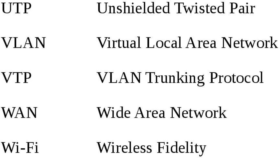 VLAN Trunking Protocol WAN Wide