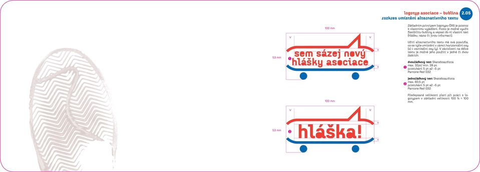 53 mm 1 sem sázej nový hlášky asociace x x 1 Užití alternativního textu má svá pravidla, co se týče umístění v rámci horizontální osy (x) i vertikální osy (y).