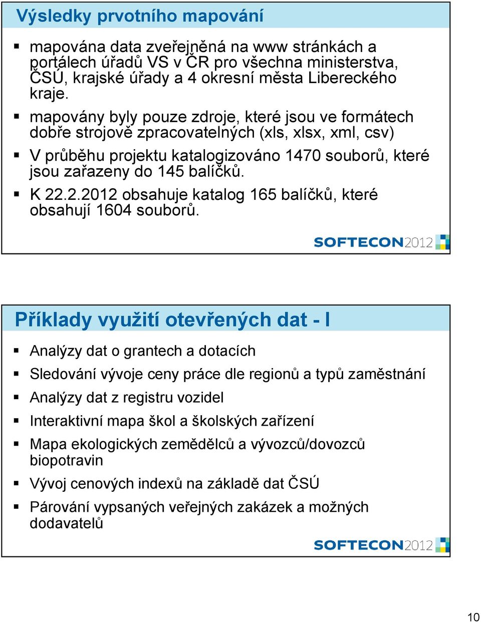 .2.2012 obsahuje katalog 165 balíčků, které obsahují 1604 souborů.