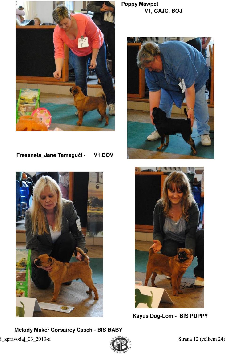Casch - BIS BABY Kayus Dog-Lom - BIS PUPPY