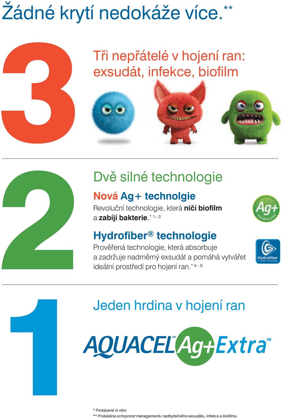 technologie, která ničí biofilm a zabíjí bakterie.