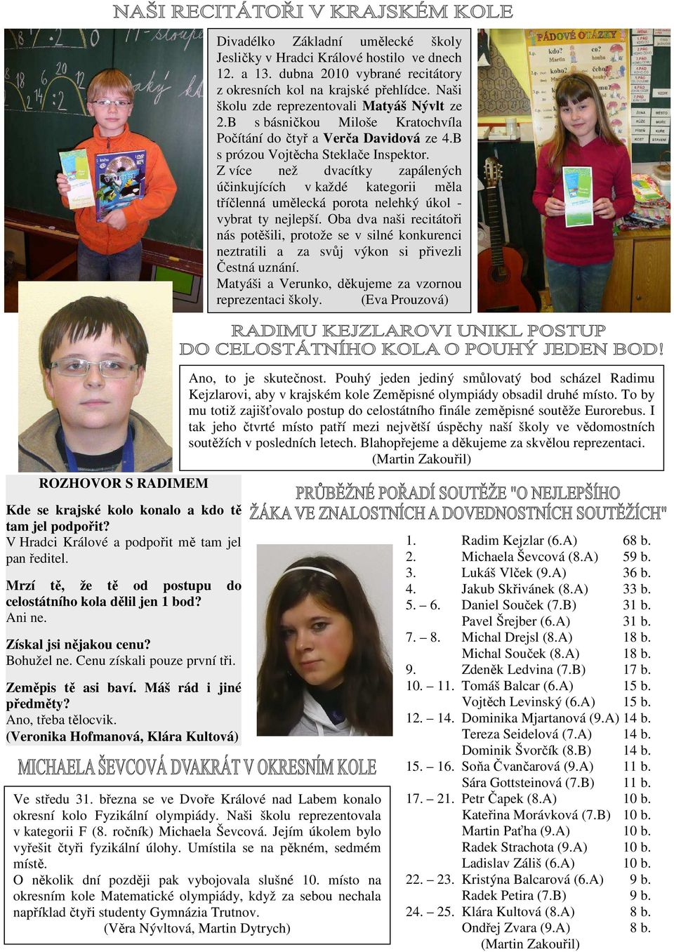 Z více než dvacítky zapálených účinkujících v každé kategorii měla tříčlenná umělecká porota nelehký úkol - vybrat ty nejlepší.
