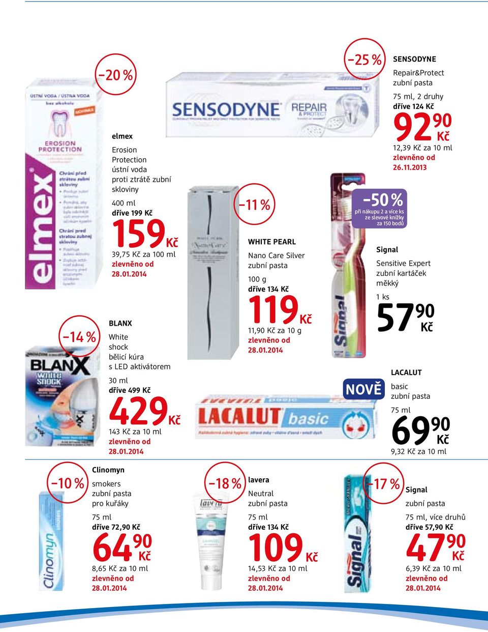 ze slevové knížky za 150 bodů NOVĚ, 2 druhy dříve 124 92 90 12,39 za 10 ml 26.11.