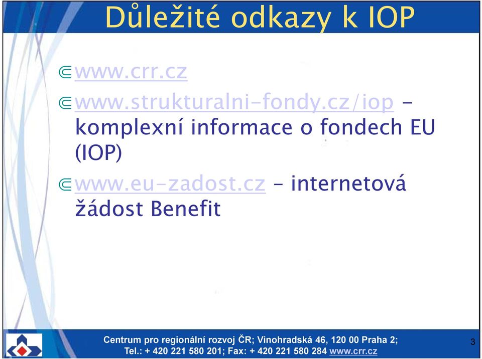 cz/iop - komplexní informace o