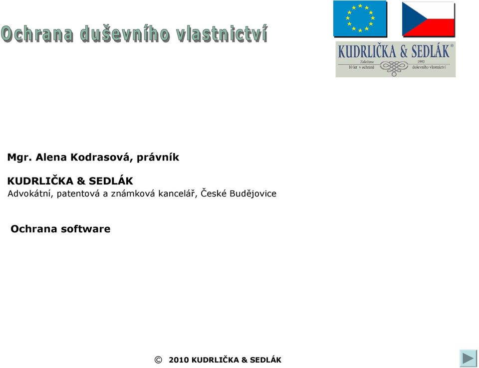 patentová a známková kancelář,