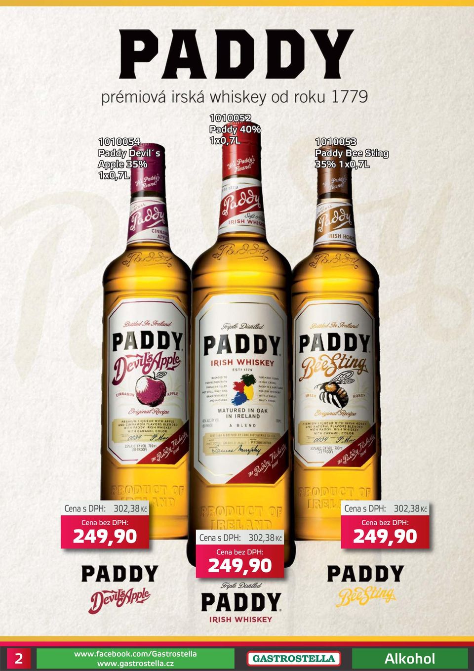 Bee Sting 35% 1x0,7L 302,38Kč 249,90