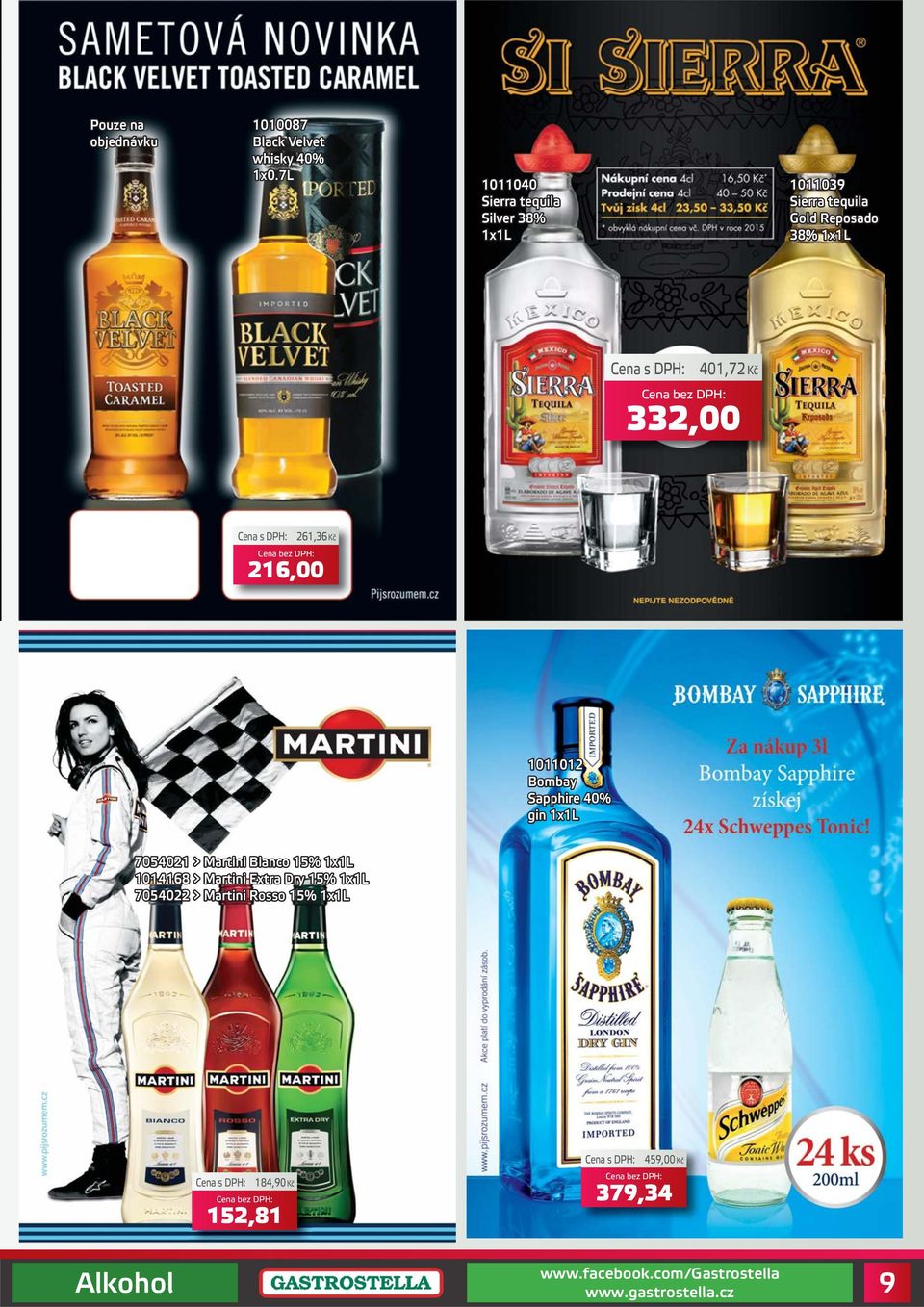 401,72Kč 332,00 261,36Kč 216,00 1011012 Bombay Sapphire 40% gin 1x1L 7054021 > Martini