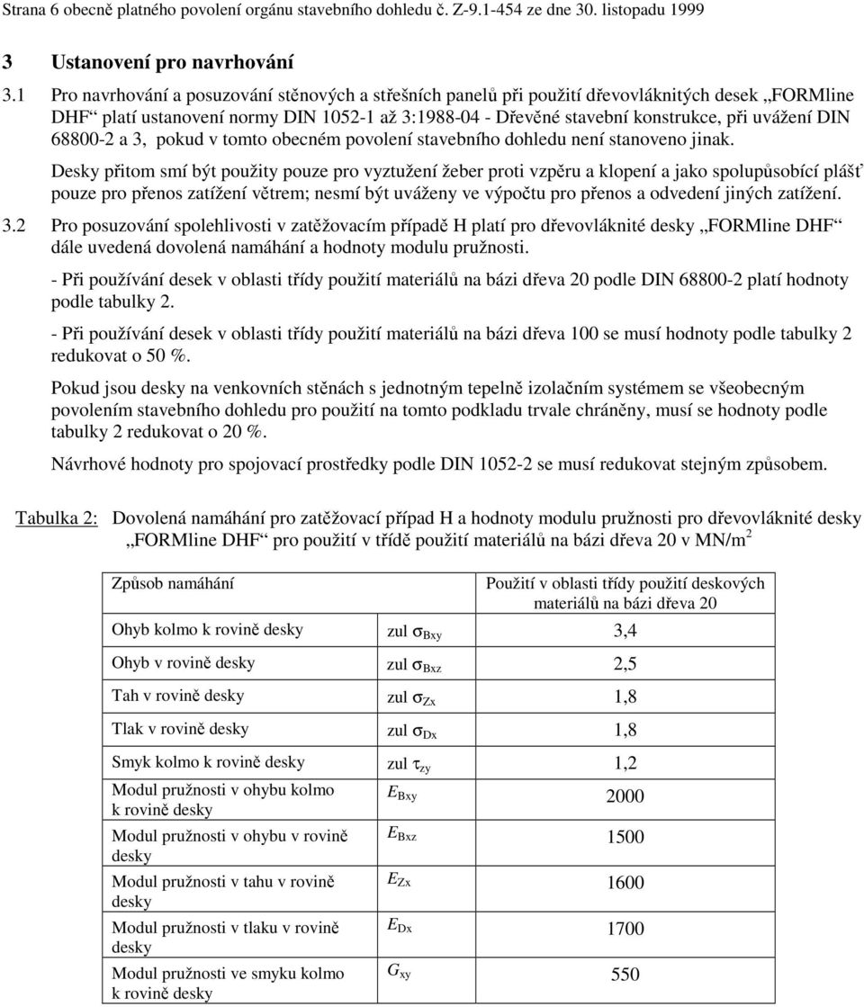 68800-2 a 3, pokud v tomto obecném povolení stavebního dohledu není stanoveno jinak.