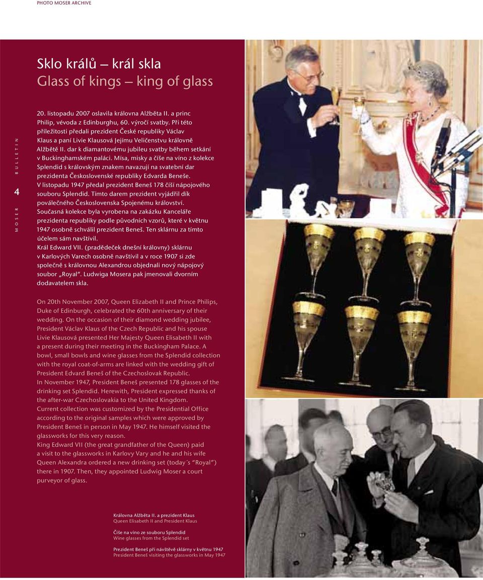 dar k diamantovému jubileu svatby během setkání v Buckinghamském paláci.