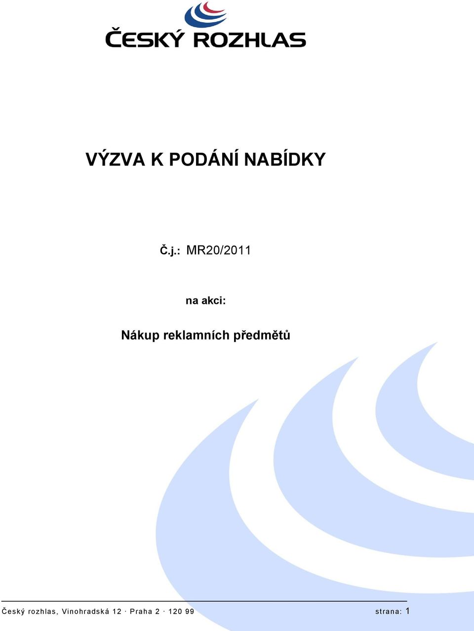 reklamních předmětů Český