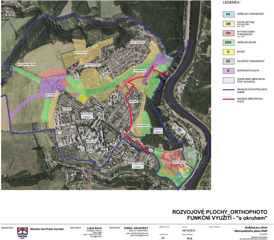 ELEC ROOJÉ PLOCHY_ORTHOPHOTO FUNKČNÍ VYUŽITÍ - "s okruhem" Městská část Praha