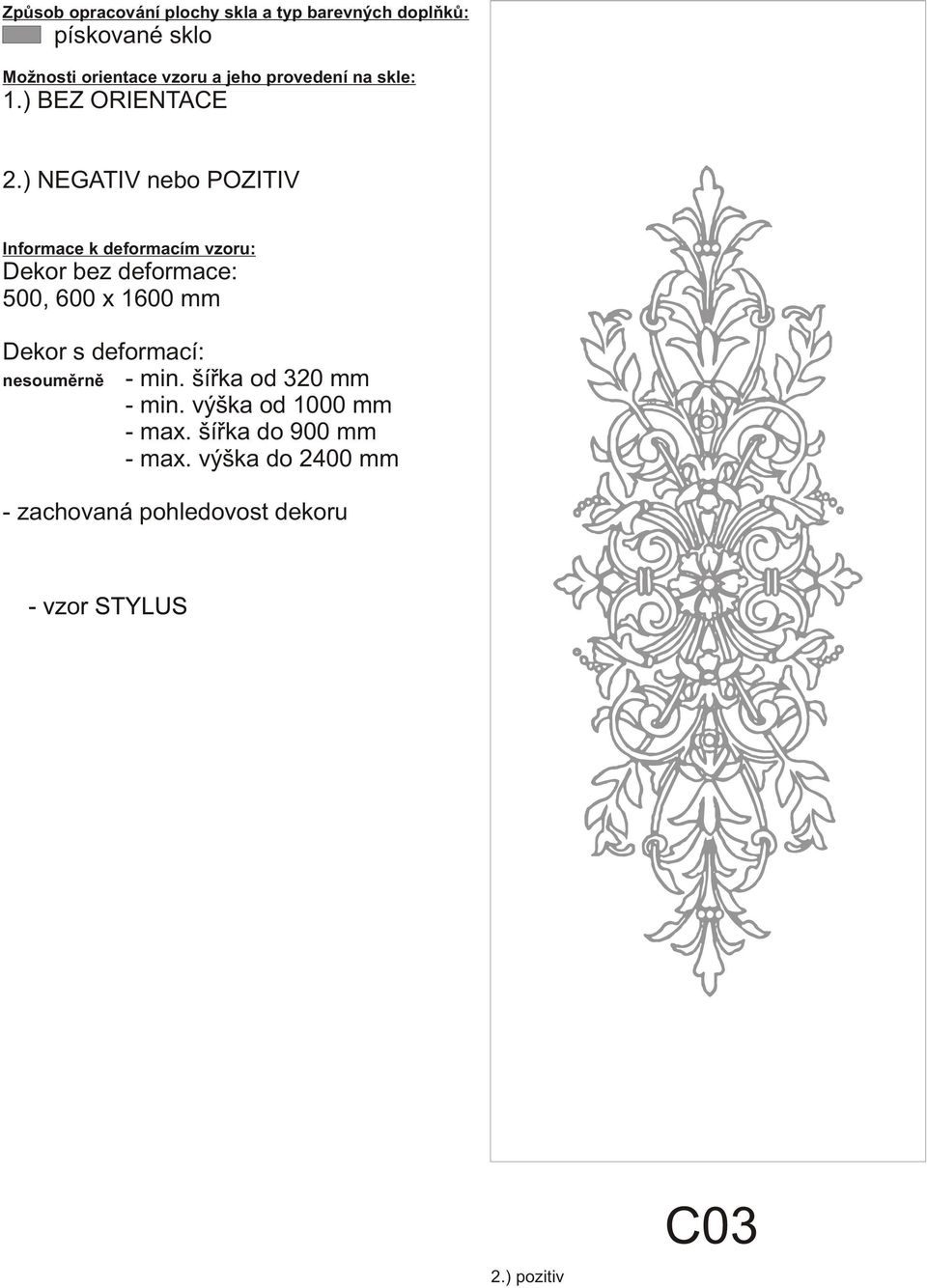 1600 mm nesouměrně - min.