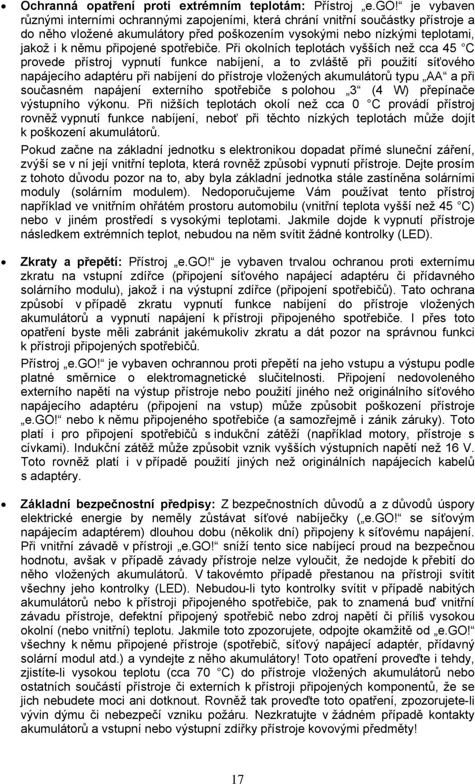 spotřebiče.