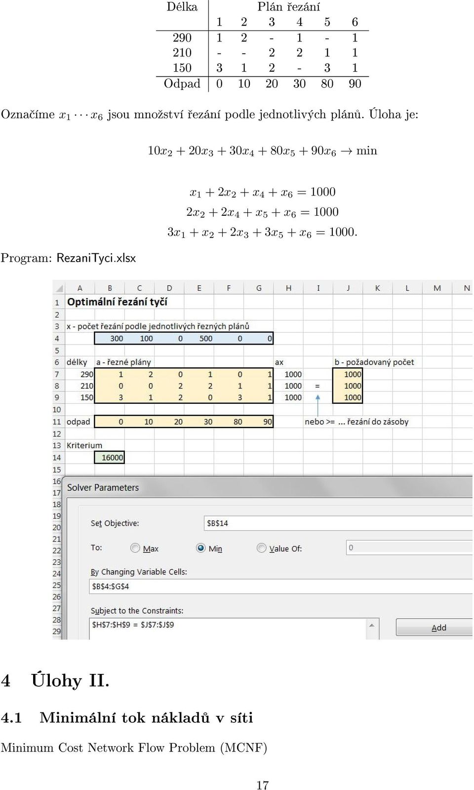 Úloha je: 10x 2 + 20x 3 + 30x 4 + 80x 5 + 90x 6 min x 1 + 2x 2 + x 4 + x 6 = 1000 2x 2 + 2x 4 + x 5 + x 6