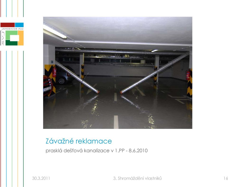 kanalizace v 1.PP - 8.6.