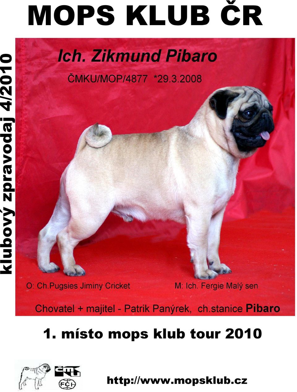 MOPS KLUB ČR. klubový zpravodaj 4/ místo mops klub tour / - PDF Stažení  zdarma