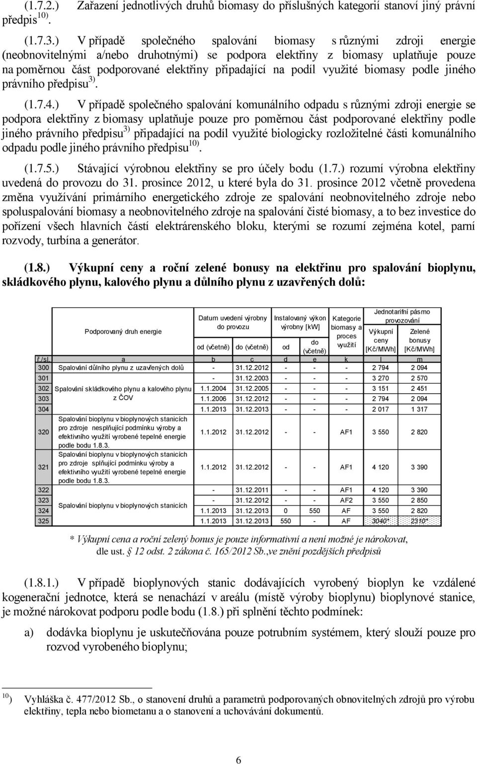 píl využité biomasy ple jiného právního předpisu 3). (1.7.4.