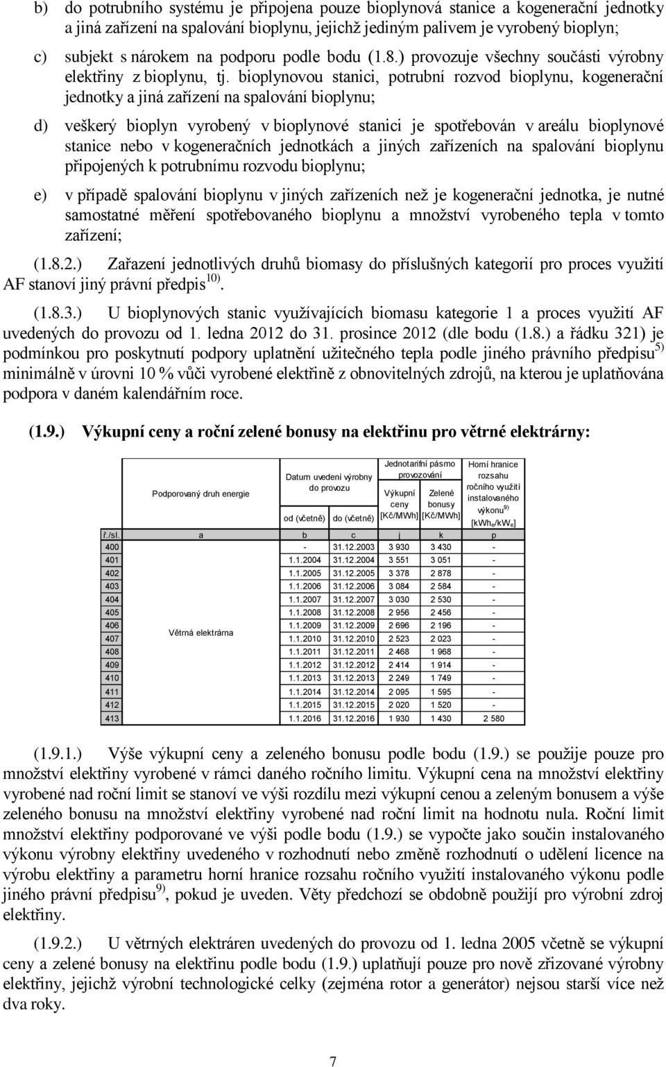 bioplynovou stanici, potrubní rozv bioplynu, kogenerační jednotky a jiná zařízení na spalování bioplynu; d) veškerý bioplyn vyrobený v bioplynové stanici je spotřebován v areálu bioplynové stanice