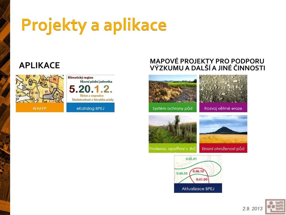 PODPORU VÝZKUMU A