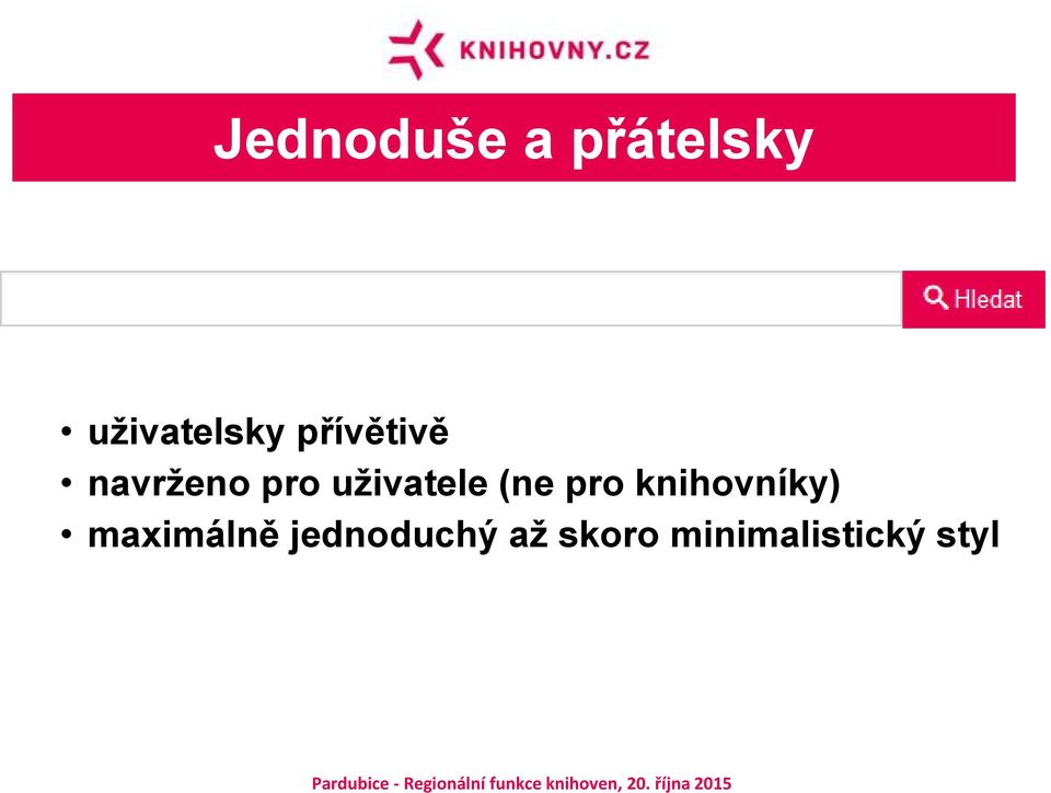 (ne pro knihovníky) maximálně