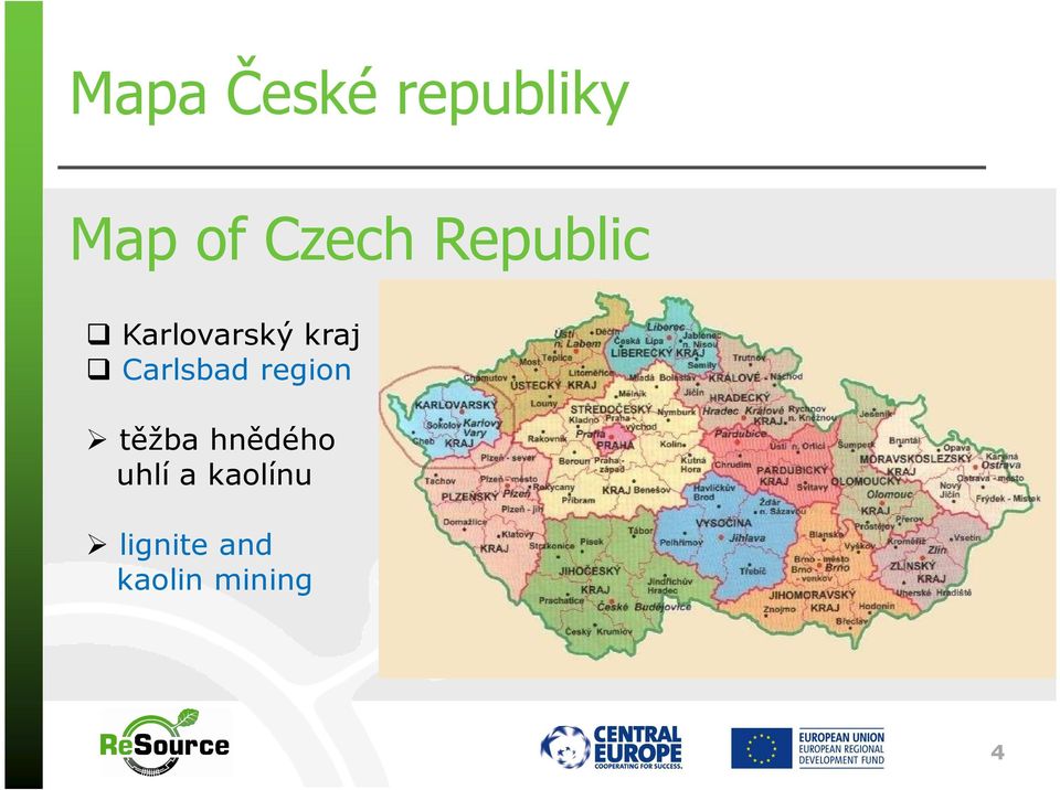 Carlsbad region těžba hnědého