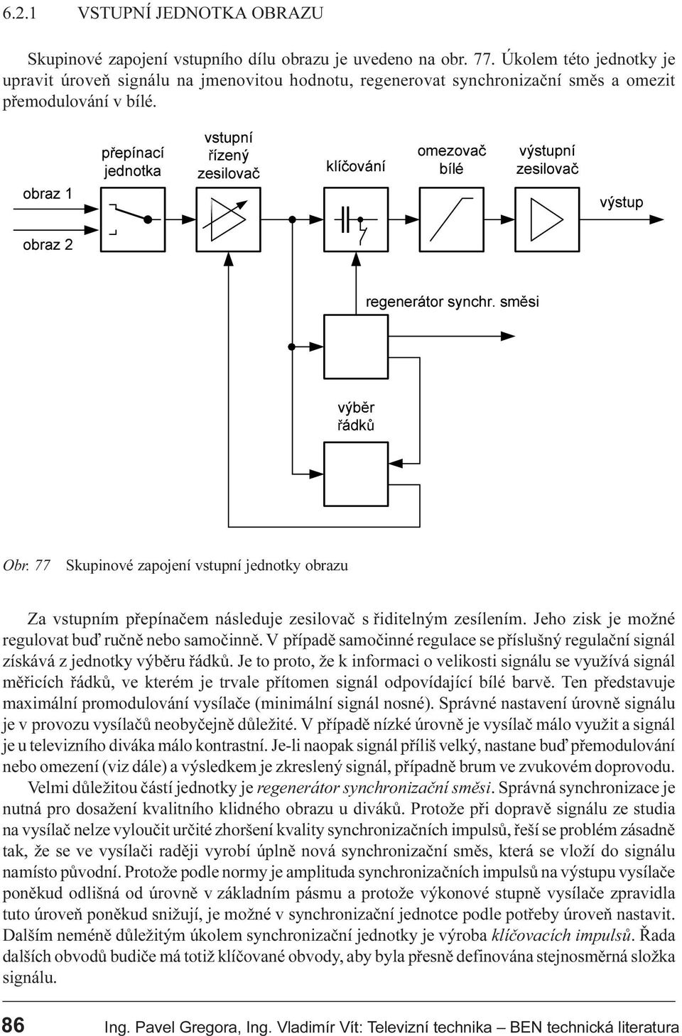 vstupním pøepínaèem následuje zesilovaè s øiditelným zesílením Jeho zisk je možné regulovat buï ruènì nebo samoèinnì V pøípadì samoèinné regulace se pøíslušný regulaèní signál získává z jednotky